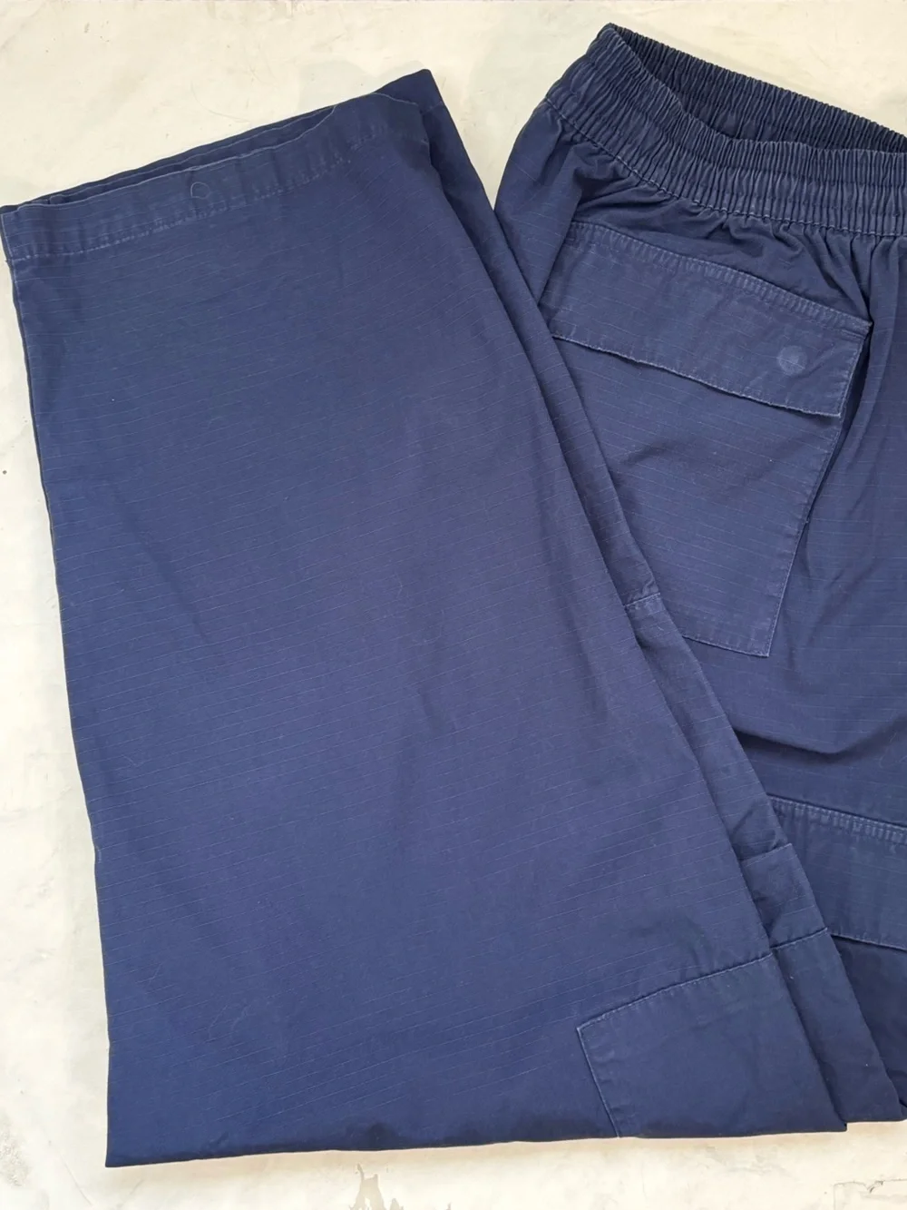 Nike Men’s 2XL Navy Blue Club Woven Cargo Pants Athletic Streetwear Baggy Y2K